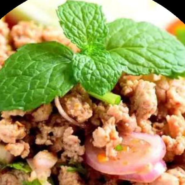 Салат из стеклянной лапши со свининой/курицей или морепродуктами