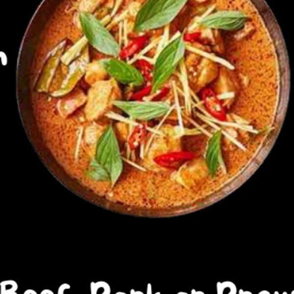 Красное карри с курицей, говядиной, свининой или креветками