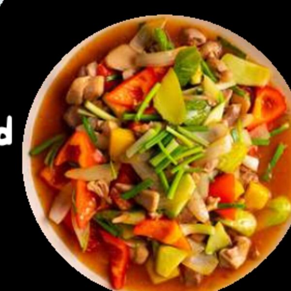 Кисло-сладкая курица, свинина, говядина или морепродукты