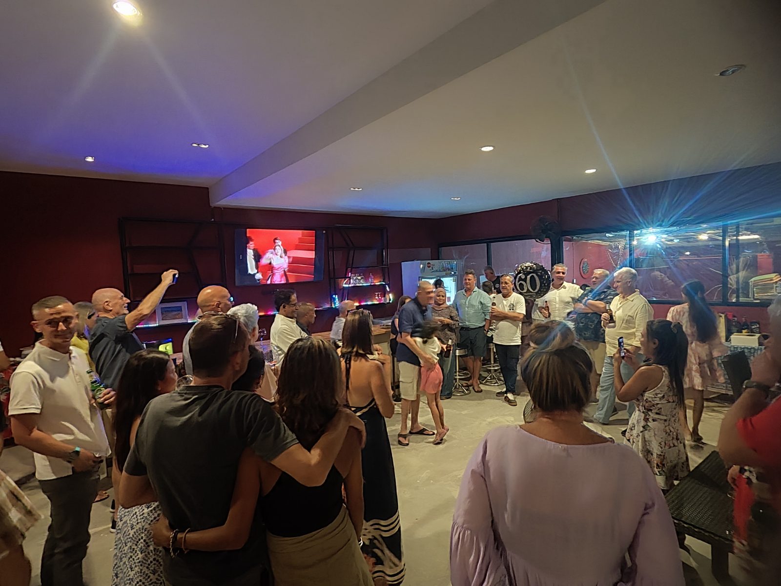 Guests gathered inside The Junction Pakdee